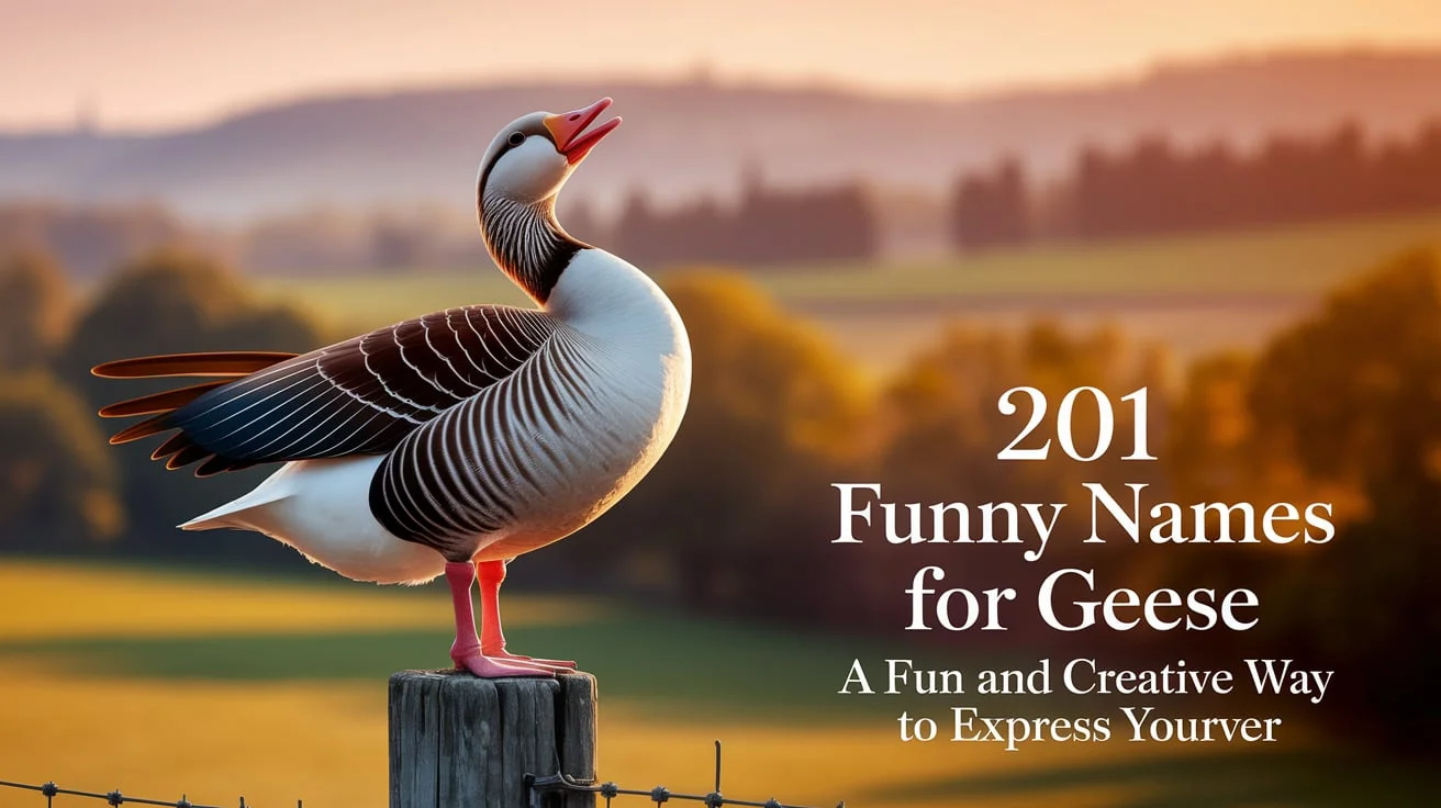 Funny Names For Geese: A Fun and Creative Way to Express Yourself