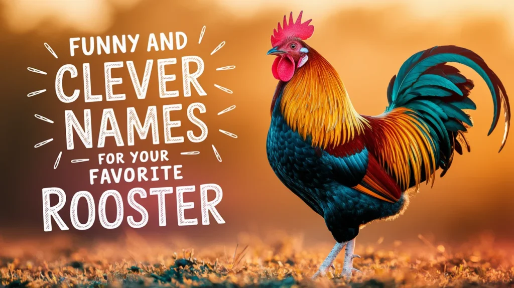 Funny and Clever Names for Your Favorite Rooster