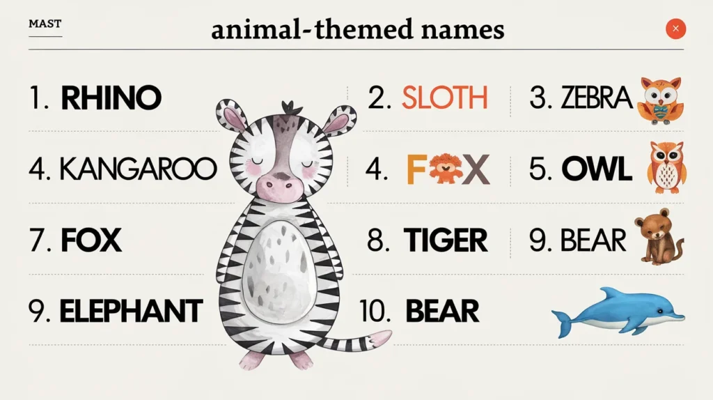 Animal-Themed Names