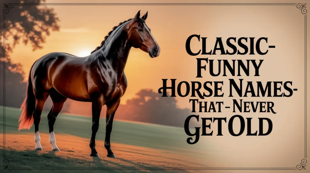 Classic Funny Horse Names That Never Get Old