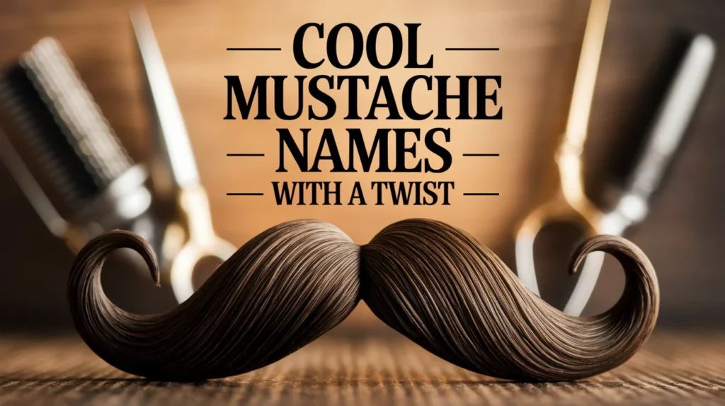 Cool Mustache Names with a Twist