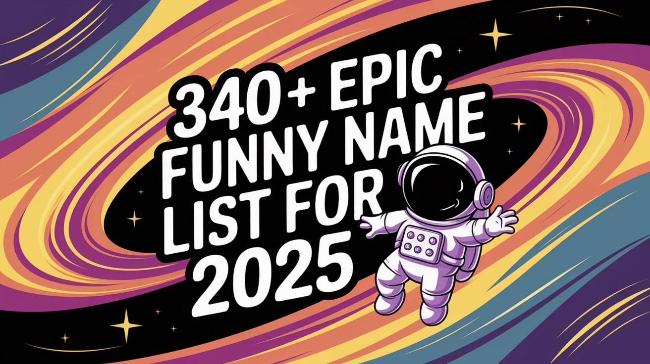 Epic Funny Name List
