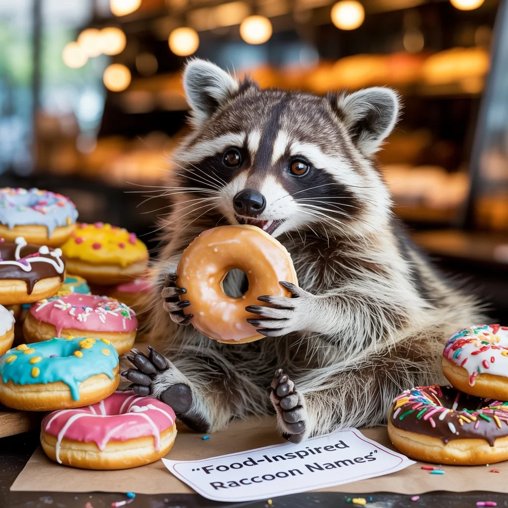 Food-Inspired Raccoon Names