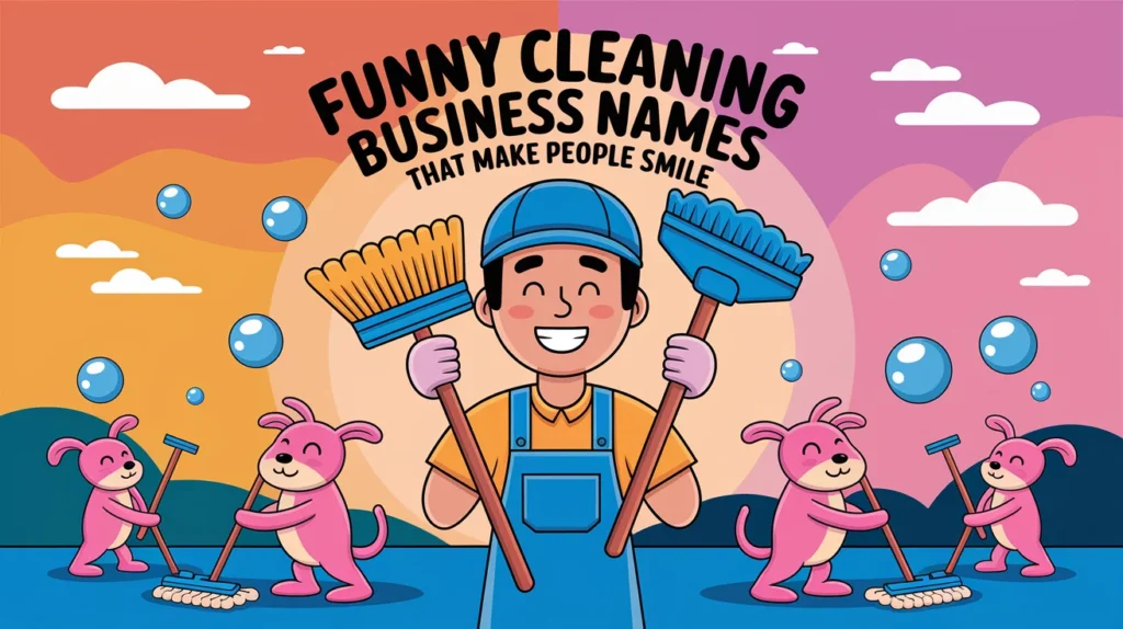 Funny Cleaning Business Names That Make People Smile