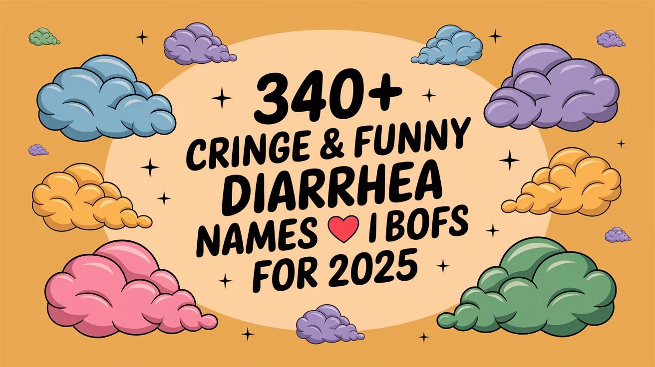 Funny Diarrhea Names