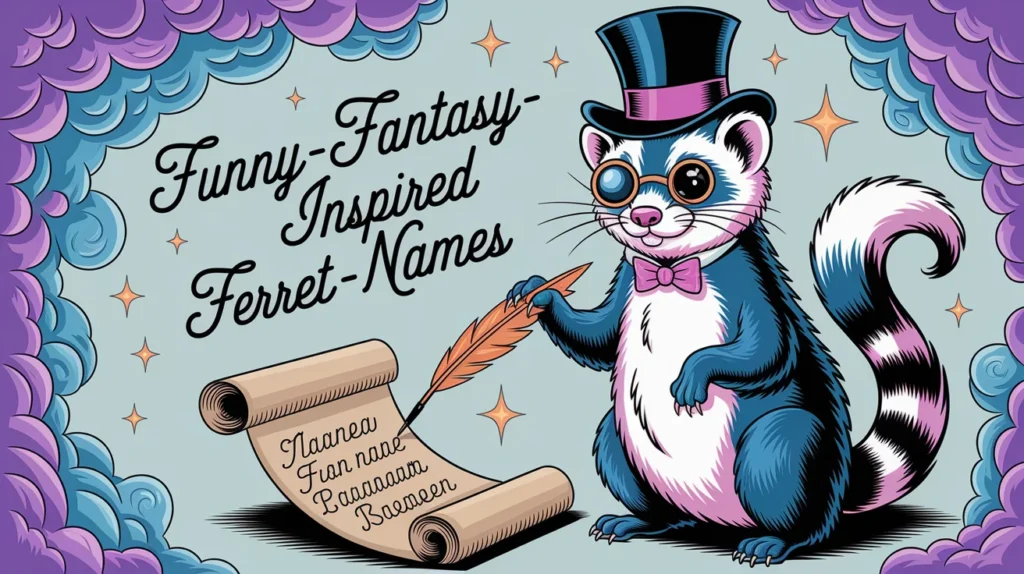 Funny Fantasy-Inspired Ferret Names