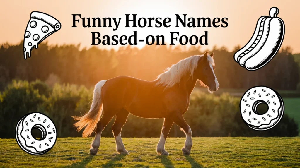 Funny Horse Names Based on Food