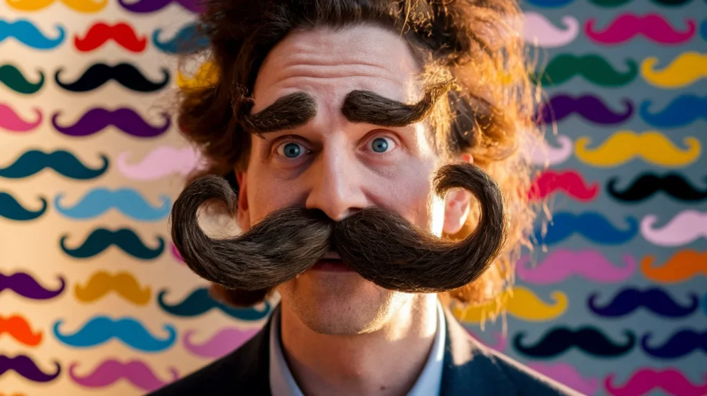 Funny Mustache Names for Guys