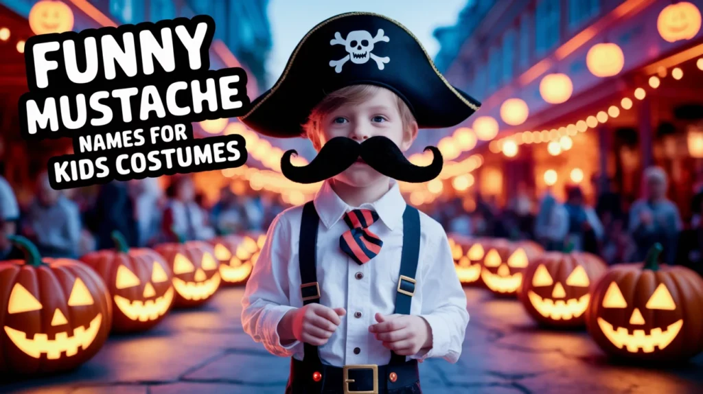 Funny Mustache Names for Kids’ Costumes