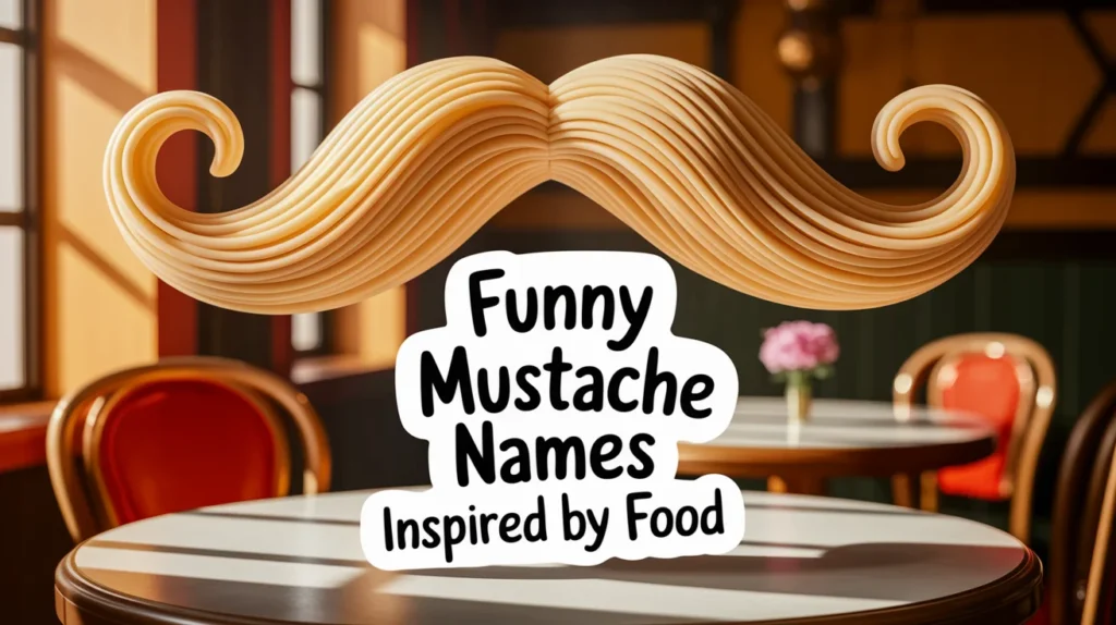 Funny Mustache Names Inspired by Food