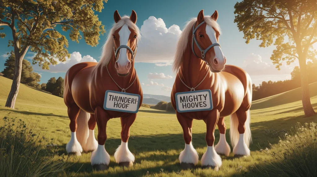 Funny Names for Draft Horses