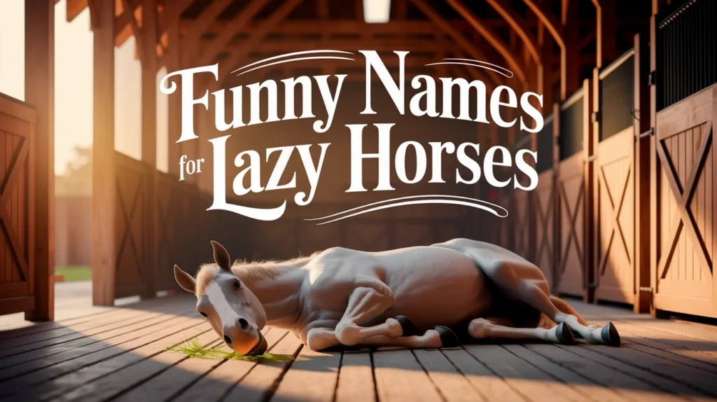 Funny Names for Lazy Horses