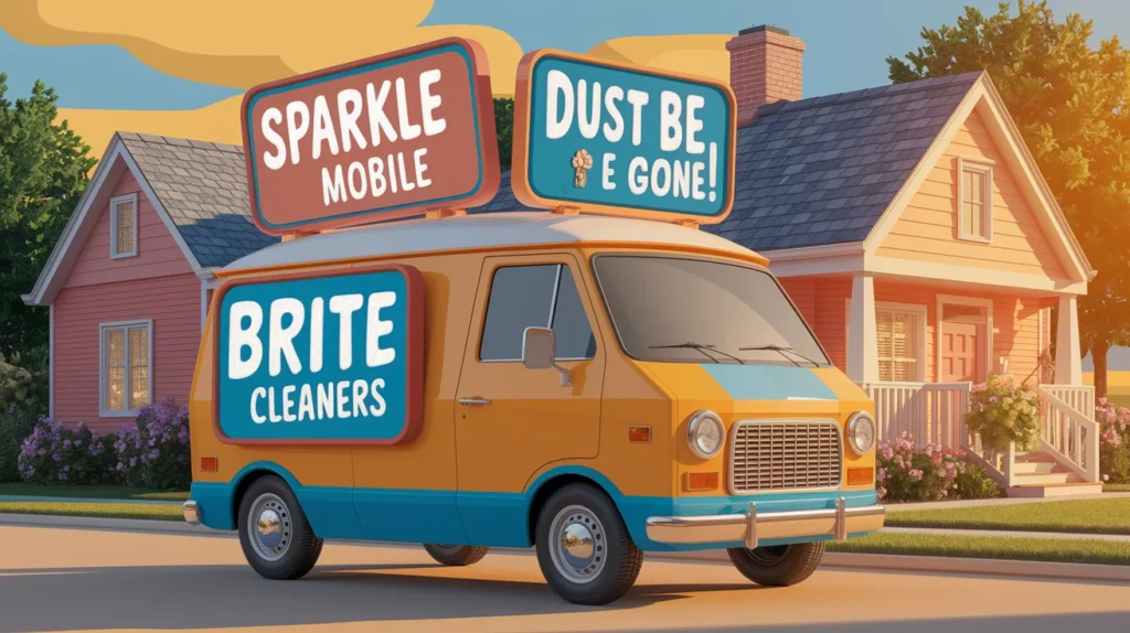 Funny Names for Mobile Cleaning Services