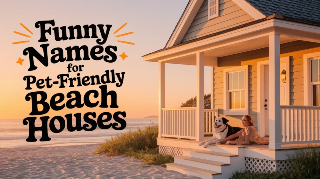Funny Names for Pet-Friendly Beach Houses