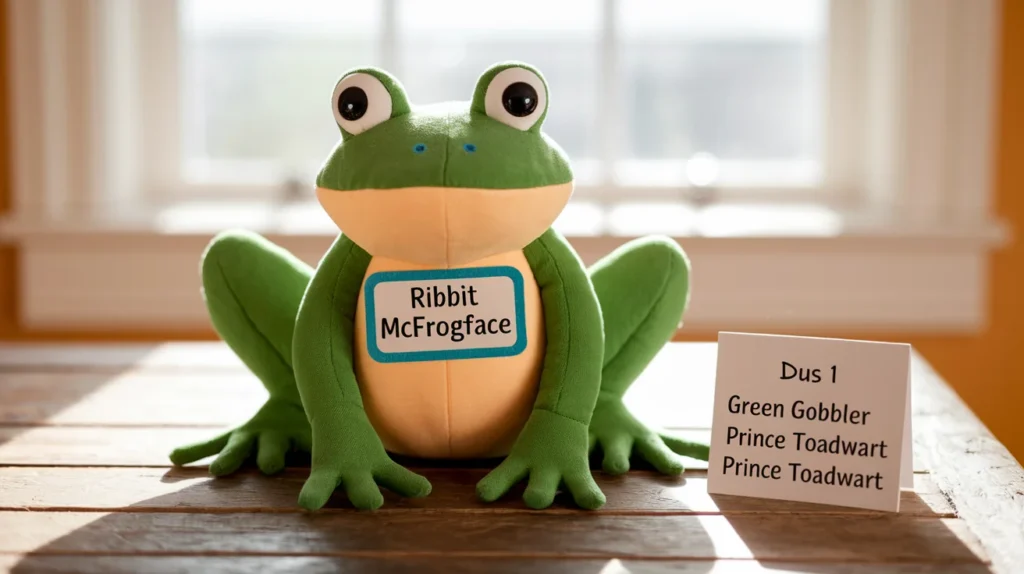Funny Names for Stuffed Frogs