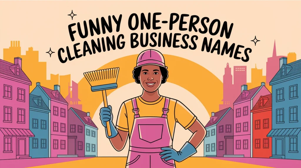 Funny One-Person Cleaning Business Names