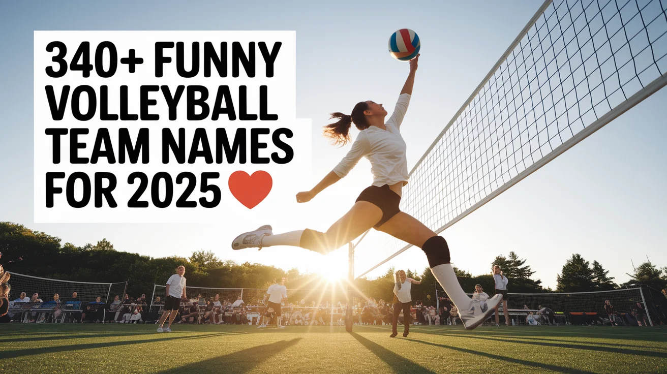 Funny Volleyball Team Names