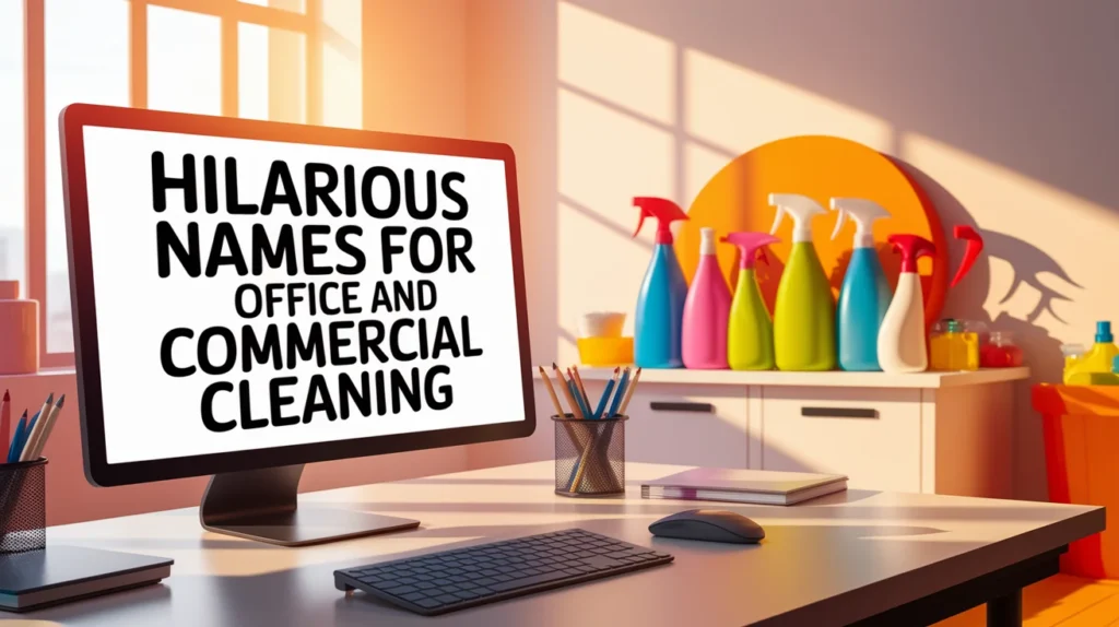 Hilarious Names for Office and Commercial Cleaning