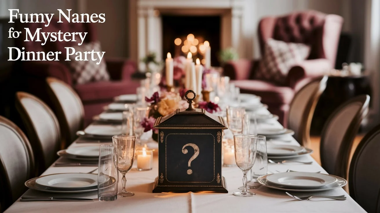 Funny Names for Mystery Dinner Parties