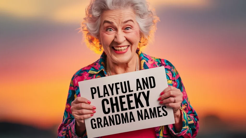 Playful and Cheeky Grandma Names