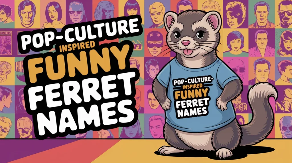 Pop Culture-Inspired Funny Ferret Names