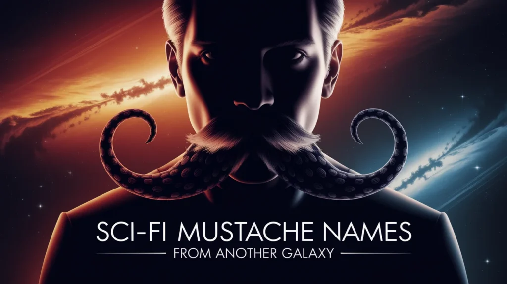 Sci-Fi Mustache Names from Another Galaxy