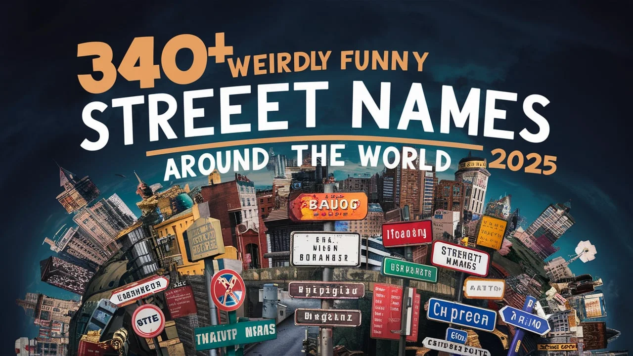 Weirdly Funny Street Names