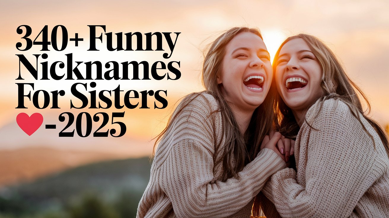 Funny Nicknames for Sisters