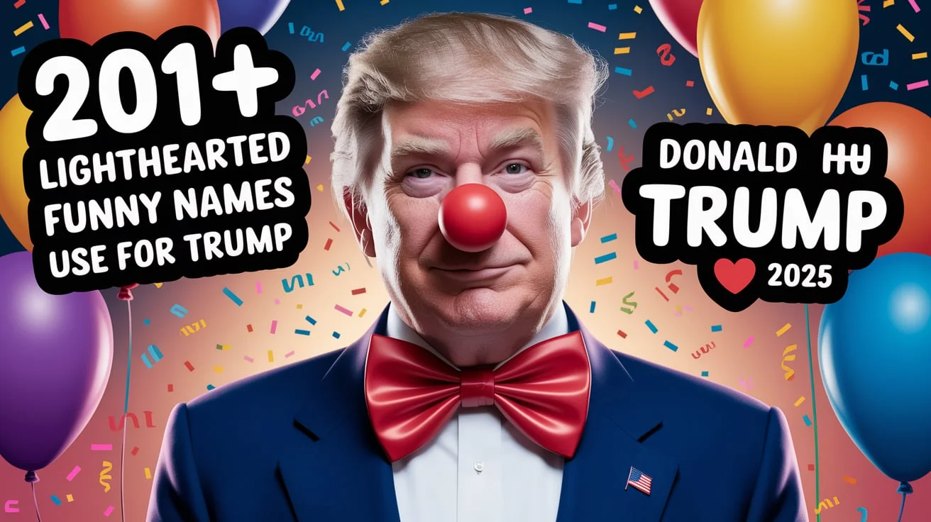 Lighthearted and Funny Names People Use for Trump