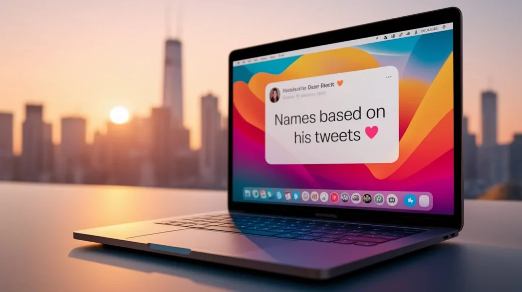 Names Based on His Tweets