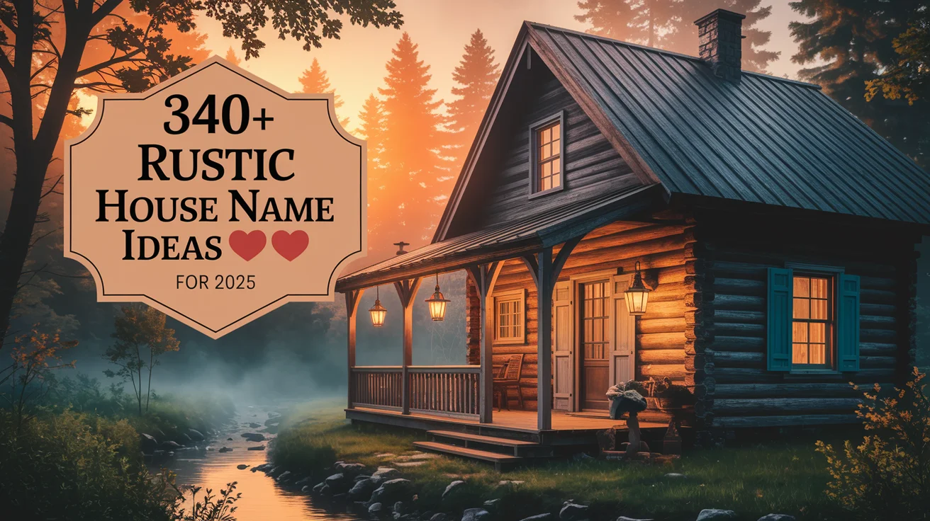 Rustic House Name Ideas